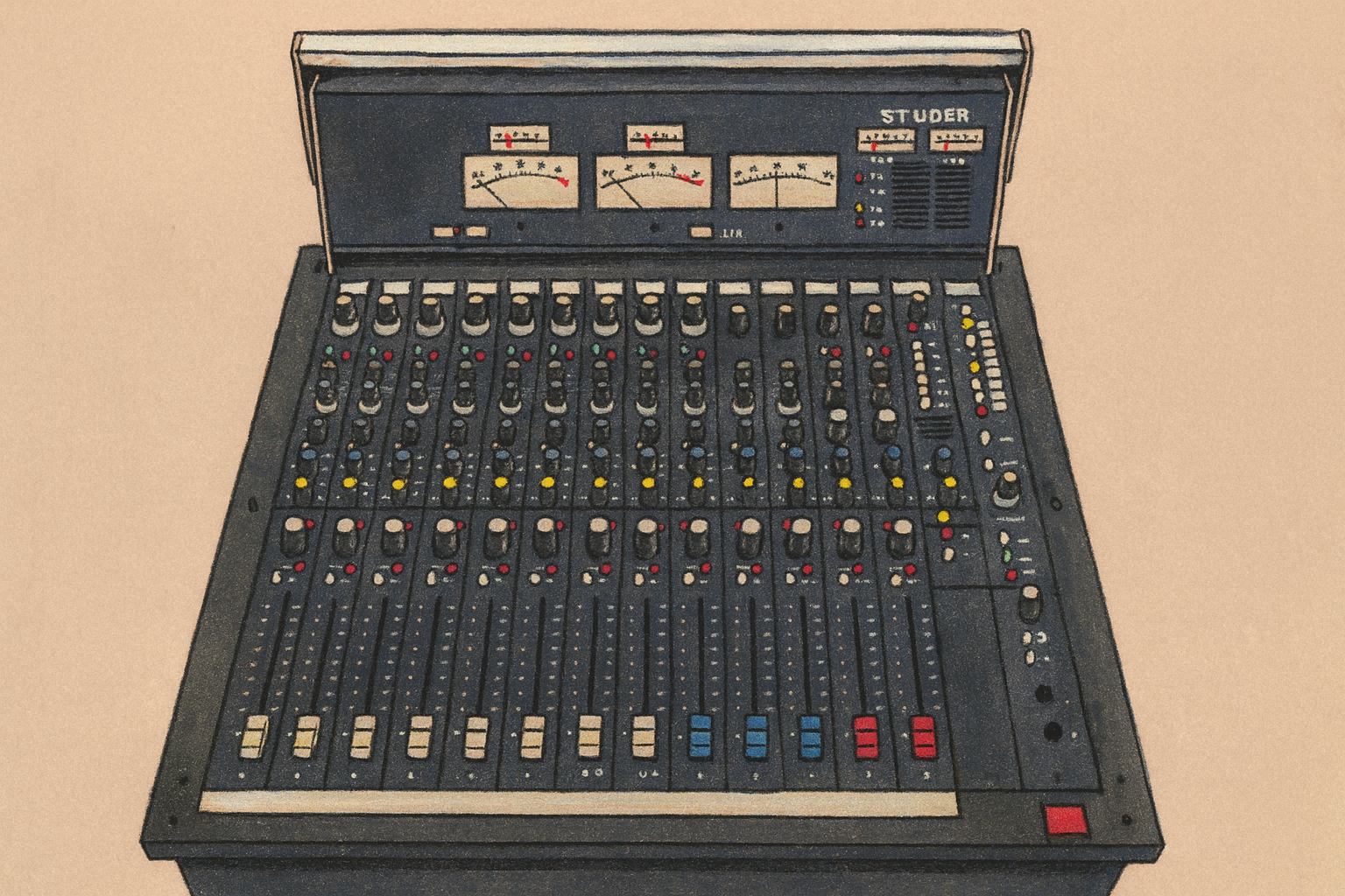 Studer 961 mixing console for Sound Liaison