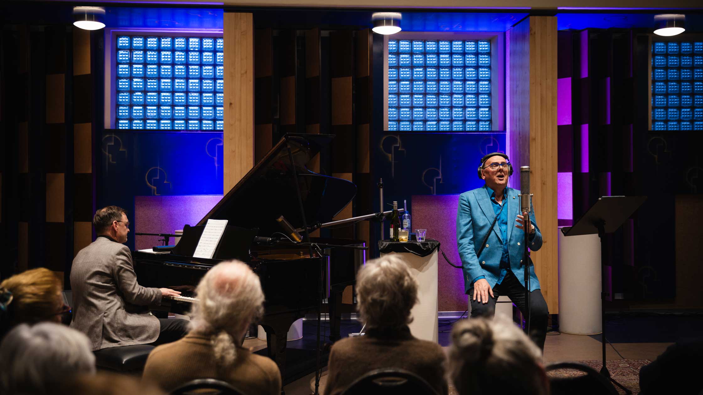 Ronald Douglas and Rob van Bavel live recording for Sound Liaison at Heuvellaan Hilversum Studio 2.